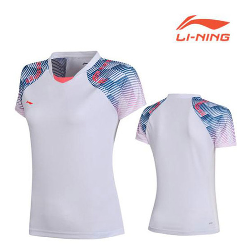 리닝 배드민턴 여성 티셔츠 AAYN012-3 [화이트] LN18BTHT075 V2208