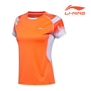 리닝 배드민턴 여성 티셔츠 AAYM014-4 [오렌지] LN17BTHT070 V2208